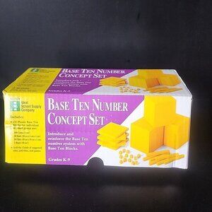 New Ideal School Supply #7579 Base Ten Number Concepts Set Home School Manual